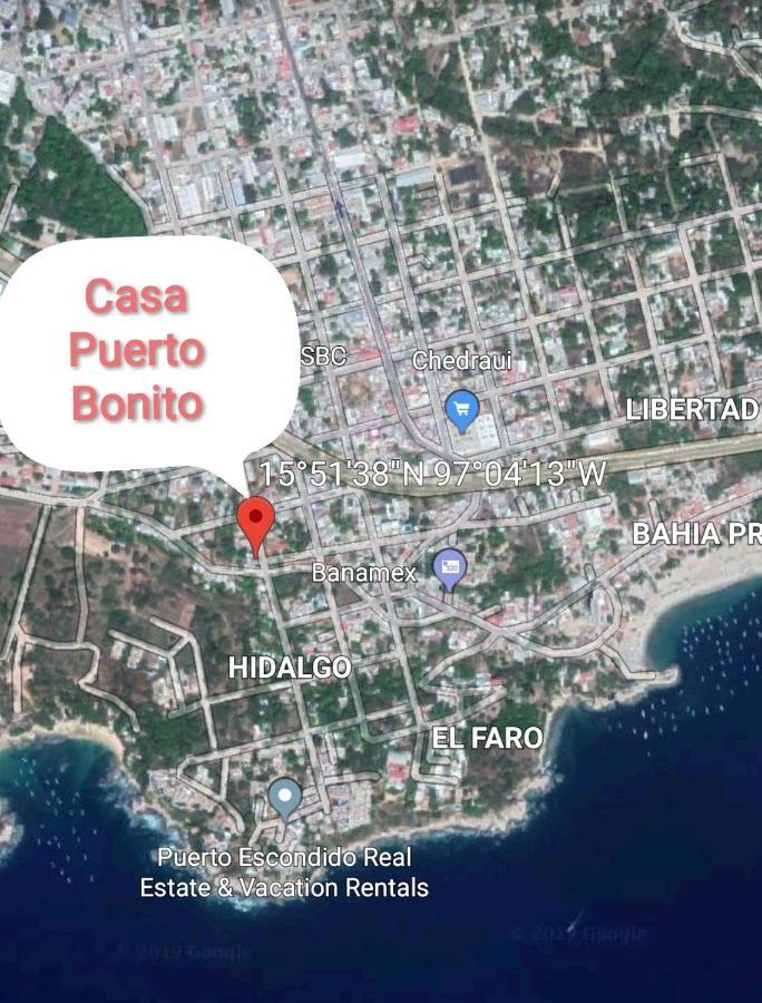 Hotel Casa Puerto Bonito & Private Coworking Puerto Escondido  Exterior foto